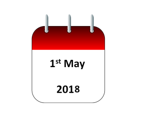 1 may 2018